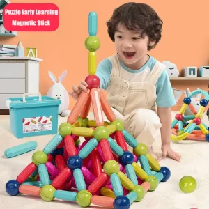 64 Pcs Magnetic Stick STEM | Educational Toys For Kids